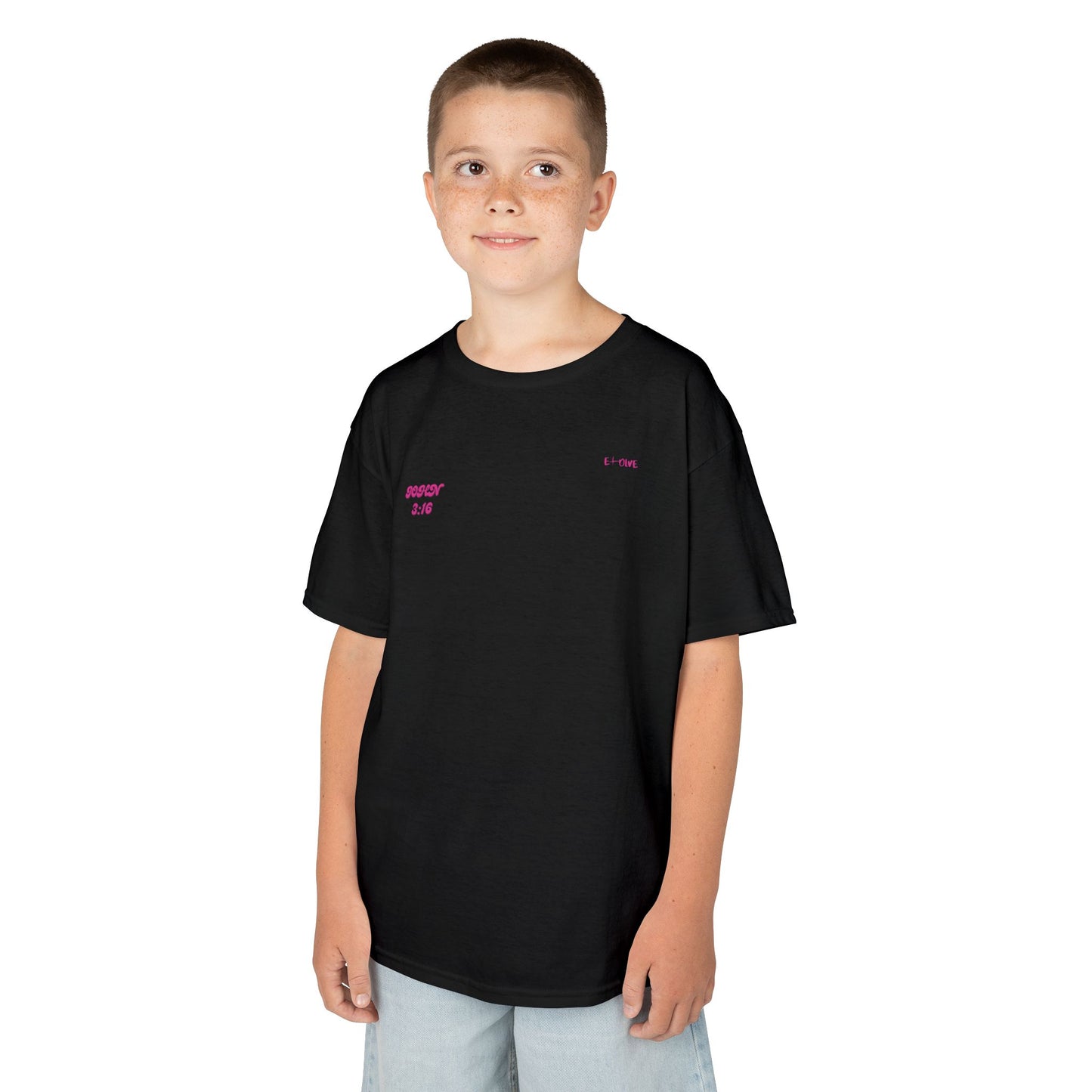 Kids I Love Jesus T-Shirt, Faith Tee for Children, Christian Kids Apparel, Religious Gift for Kids, Cute Youth Top