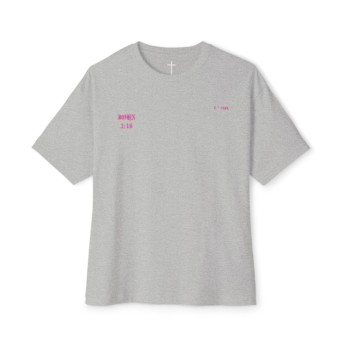 Christian Love Unisex Oversized Tee, Casual T-Shirt for Worship, Gift for Believers, Faith-Based Apparel, Everyday Wear