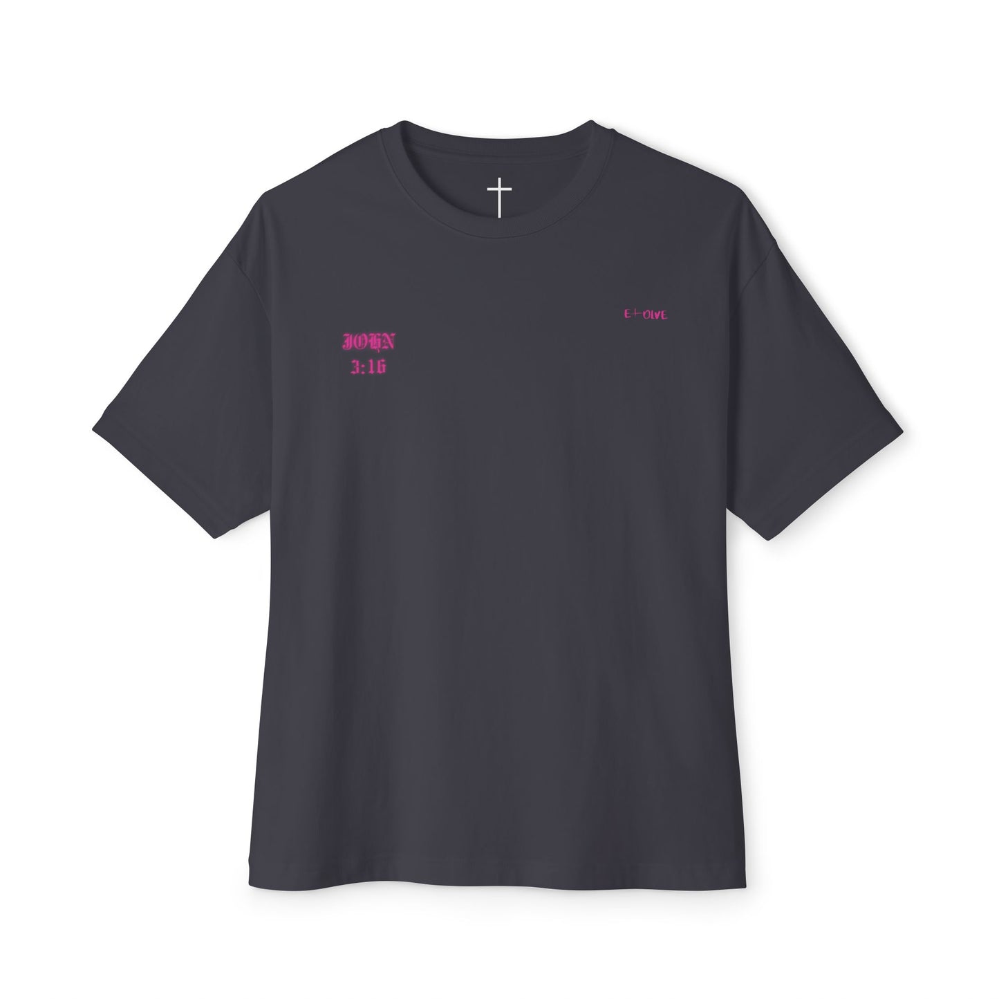 Christian Love Unisex Oversized Tee, Casual T-Shirt for Worship, Gift for Believers, Faith-Based Apparel, Everyday Wear