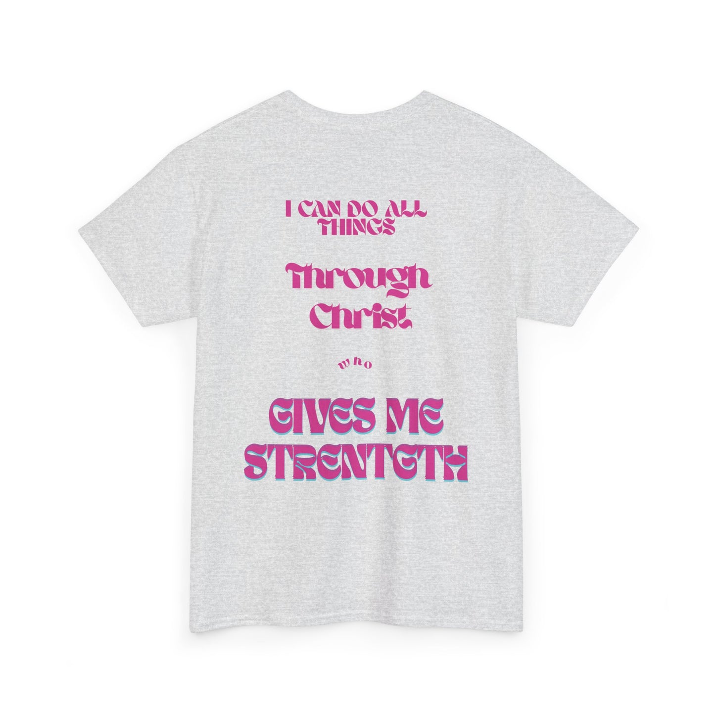 Faith-Inspired Unisex Cotton Tee, Motivational Shirt, Christian Apparel, Versatile Gift, Inspirational Clothing