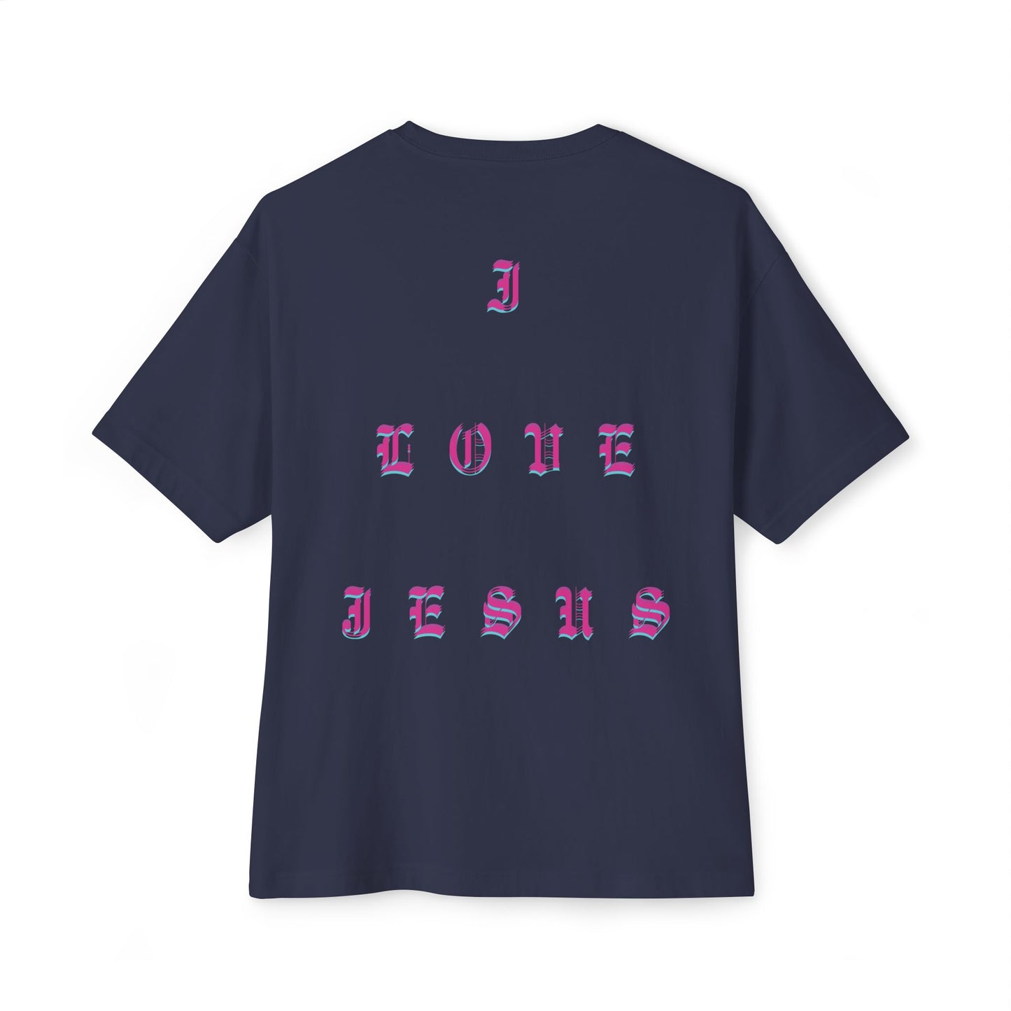 Christian Love Unisex Oversized Tee, Casual T-Shirt for Worship, Gift for Believers, Faith-Based Apparel, Everyday Wear