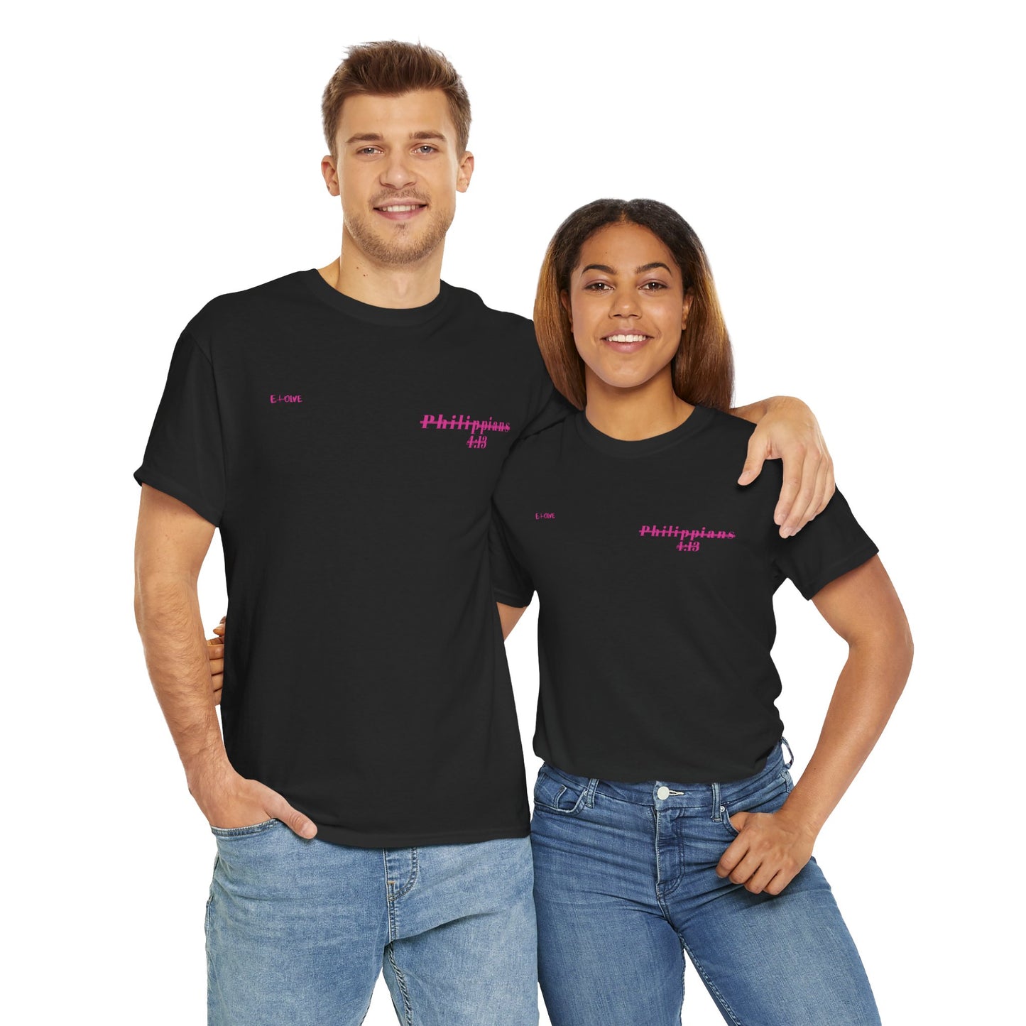 Faith-Inspired Unisex Cotton Tee, Motivational Shirt, Christian Apparel, Versatile Gift, Inspirational Clothing