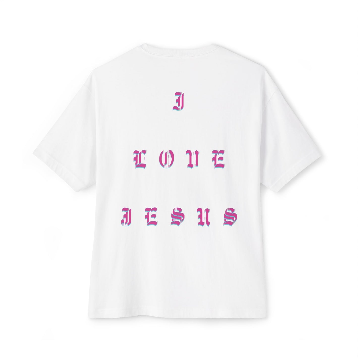 Christian Love Unisex Oversized Tee, Casual T-Shirt for Worship, Gift for Believers, Faith-Based Apparel, Everyday Wear