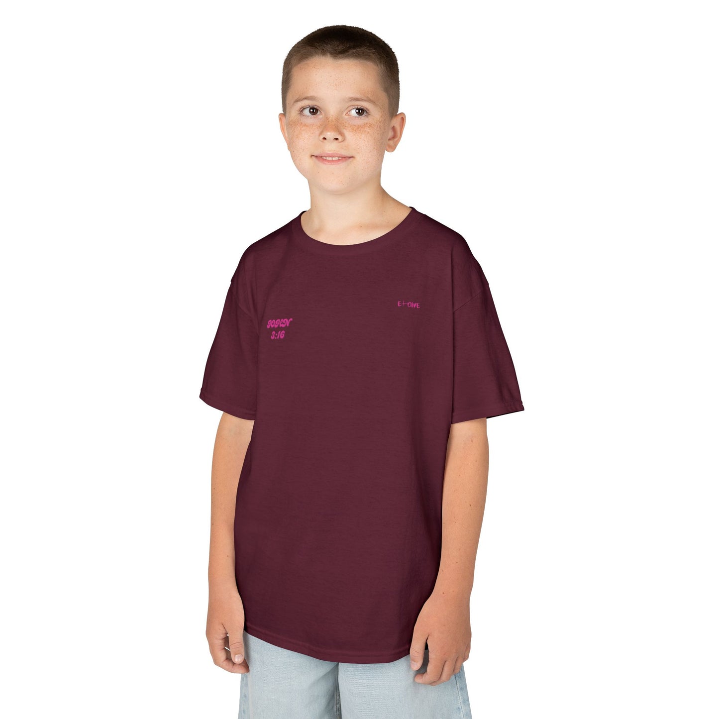 Kids I Love Jesus T-Shirt, Faith Tee for Children, Christian Kids Apparel, Religious Gift for Kids, Cute Youth Top