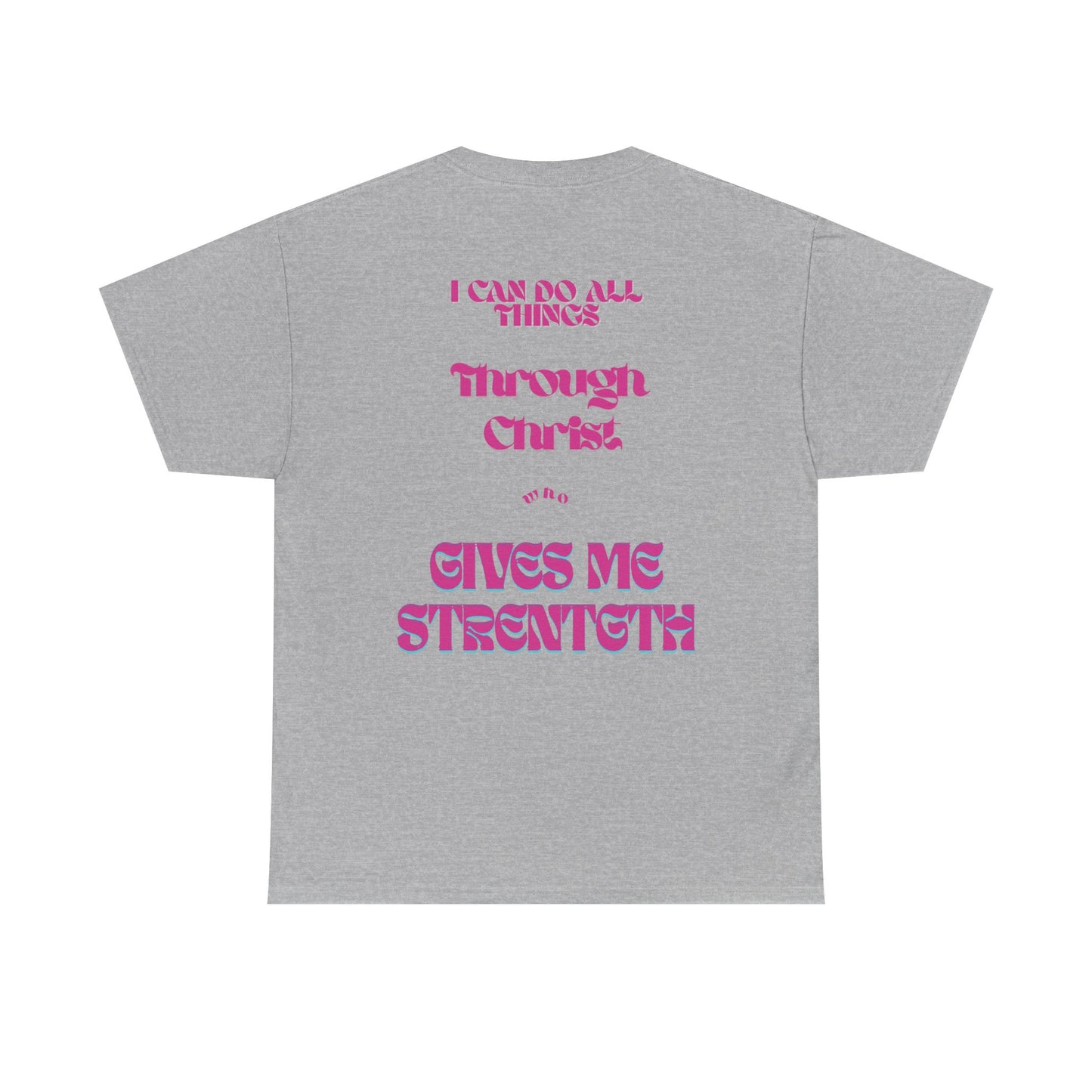 Faith-Inspired Unisex Cotton Tee, Motivational Shirt, Christian Apparel, Versatile Gift, Inspirational Clothing