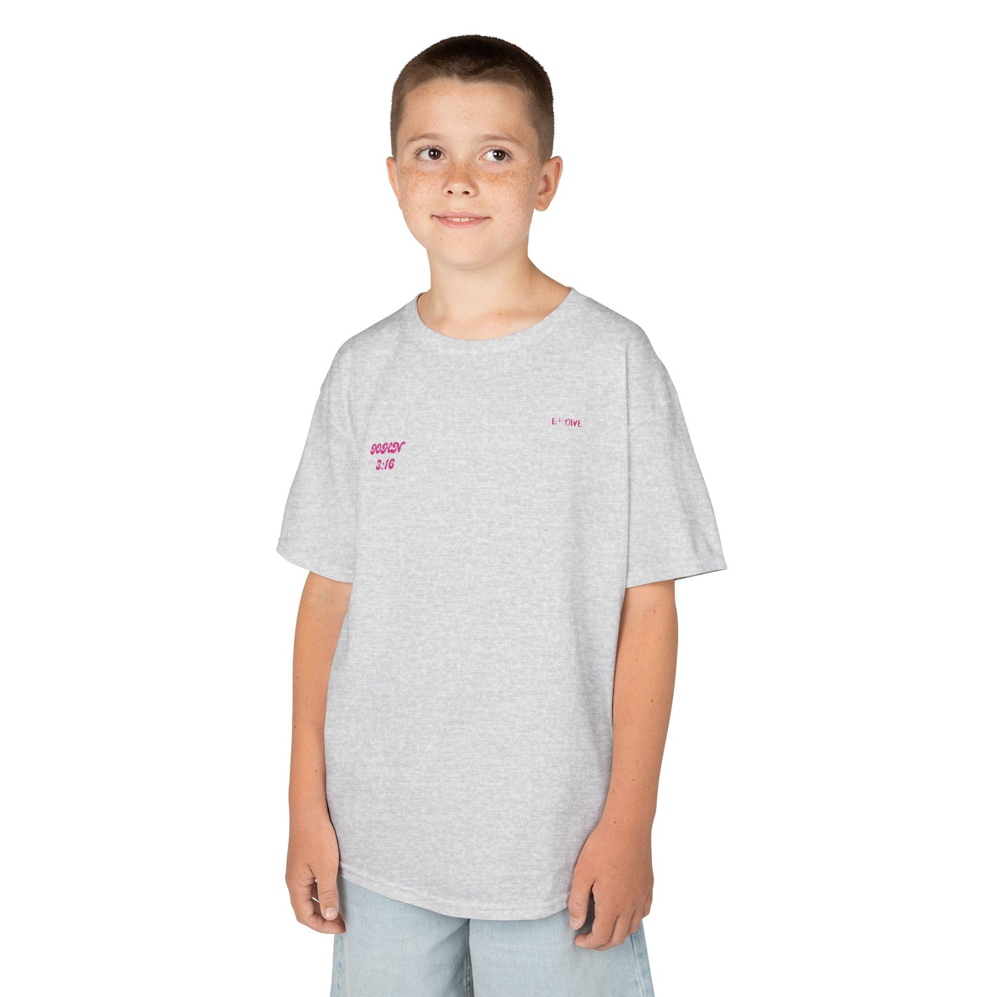 Kids I Love Jesus T-Shirt, Faith Tee for Children, Christian Kids Apparel, Religious Gift for Kids, Cute Youth Top