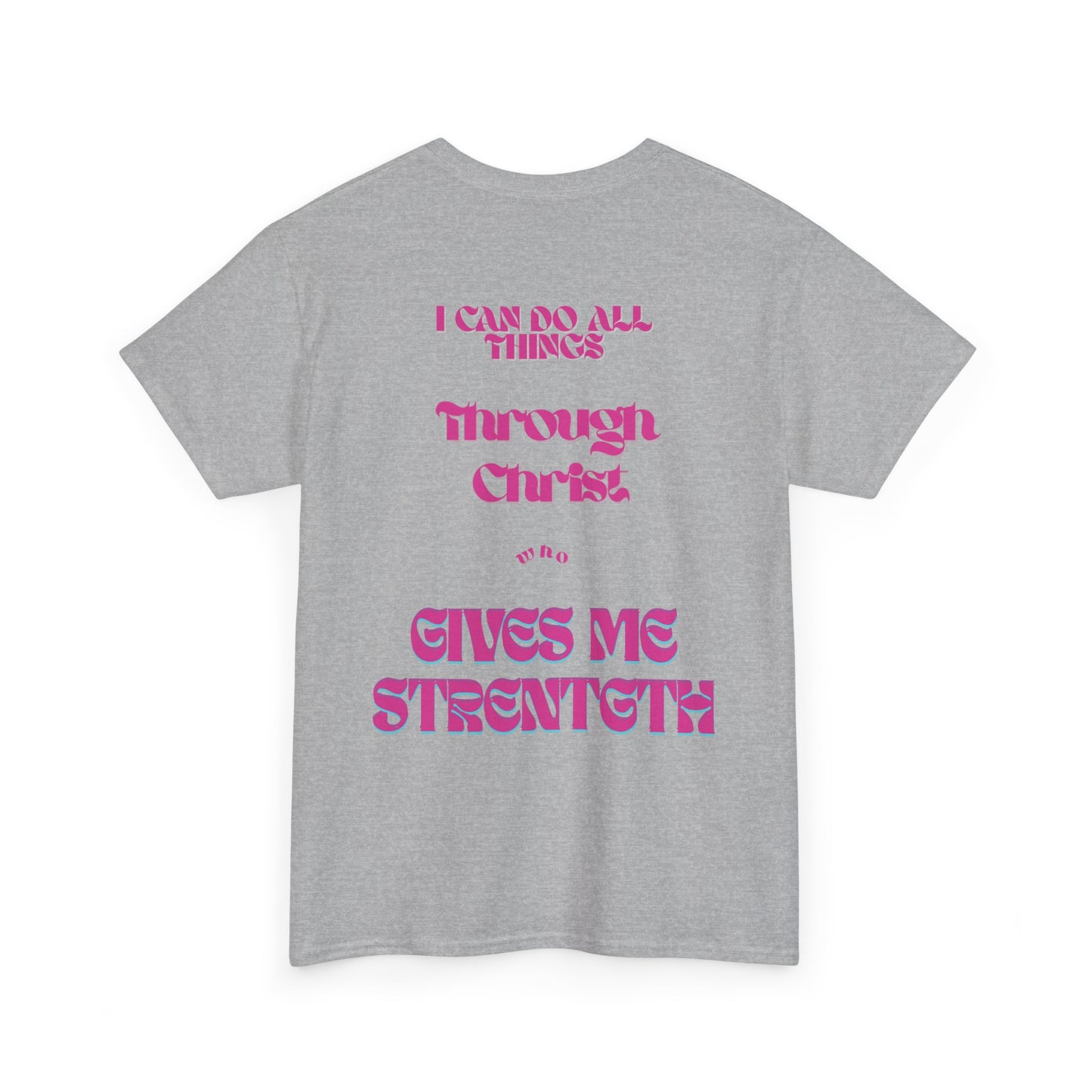 Faith-Inspired Unisex Cotton Tee, Motivational Shirt, Christian Apparel, Versatile Gift, Inspirational Clothing