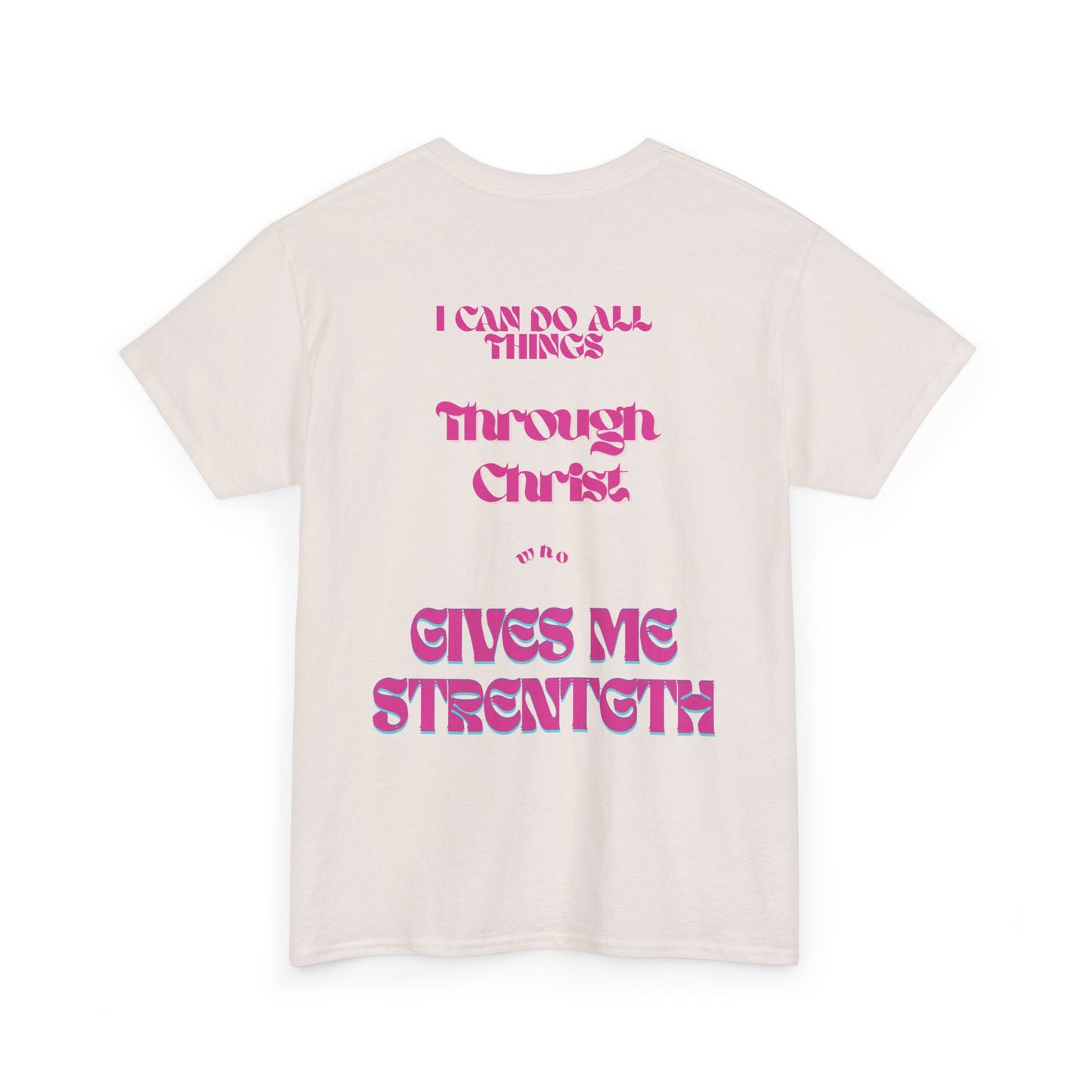 Faith-Inspired Unisex Cotton Tee, Motivational Shirt, Christian Apparel, Versatile Gift, Inspirational Clothing