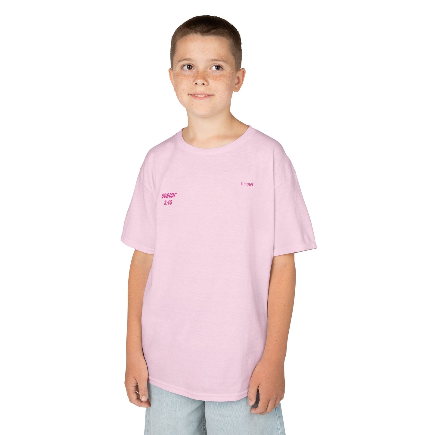 Kids I Love Jesus T-Shirt, Faith Tee for Children, Christian Kids Apparel, Religious Gift for Kids, Cute Youth Top