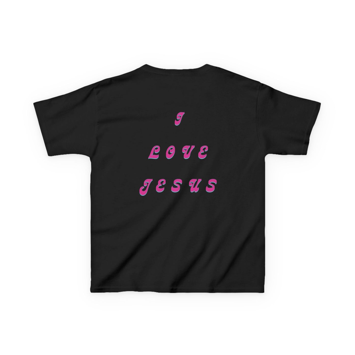 Kids I Love Jesus T-Shirt, Faith Tee for Children, Christian Kids Apparel, Religious Gift for Kids, Cute Youth Top