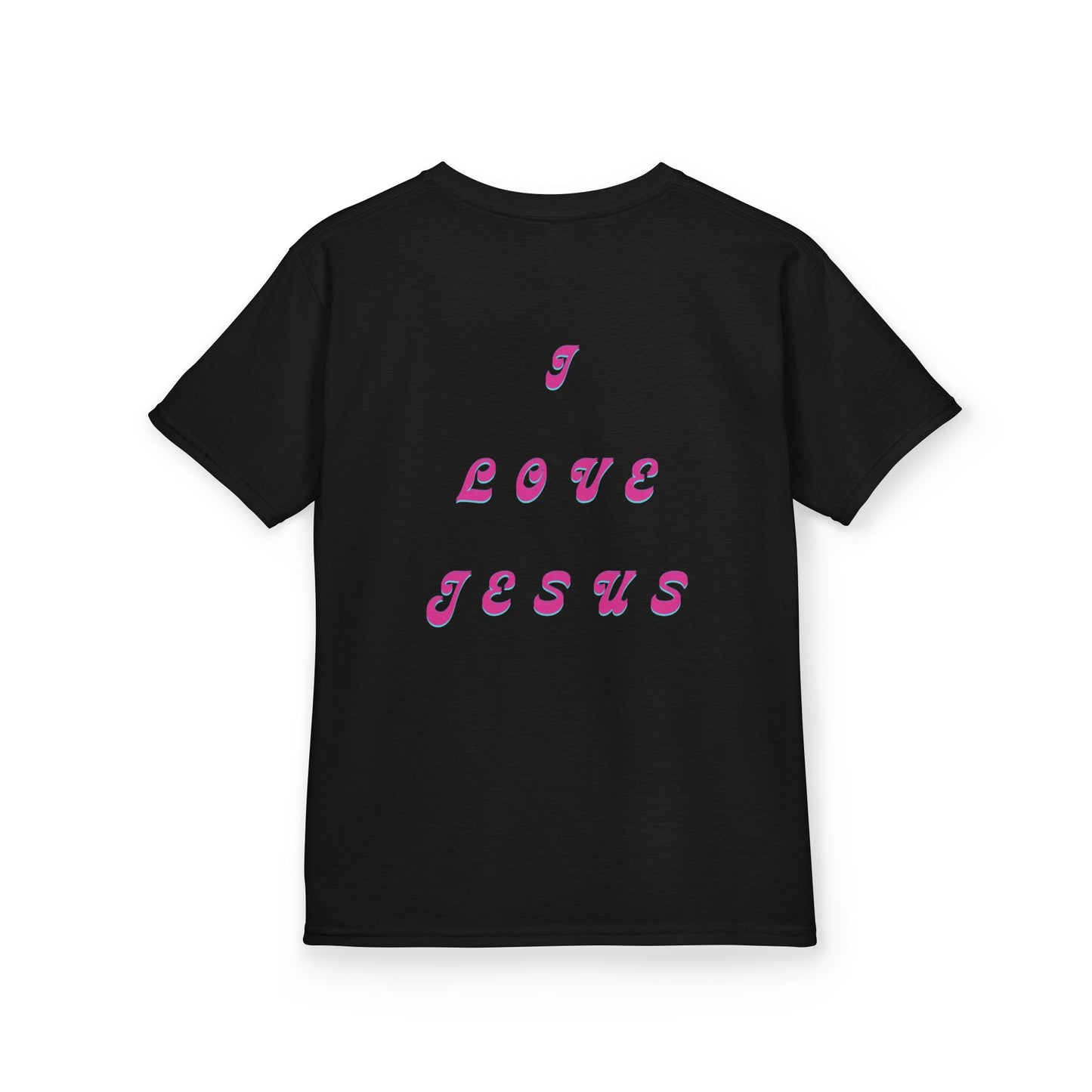 Kids I Love Jesus T-Shirt, Faith Tee for Children, Christian Kids Apparel, Religious Gift for Kids, Cute Youth Top