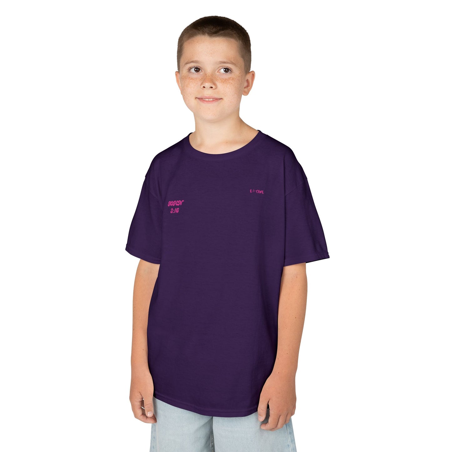 Kids I Love Jesus T-Shirt, Faith Tee for Children, Christian Kids Apparel, Religious Gift for Kids, Cute Youth Top