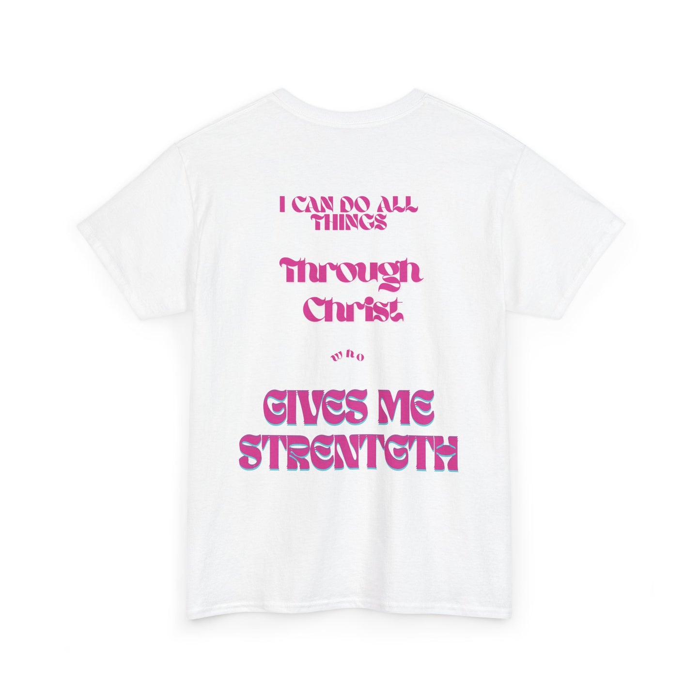Faith-Inspired Unisex Cotton Tee, Motivational Shirt, Christian Apparel, Versatile Gift, Inspirational Clothing