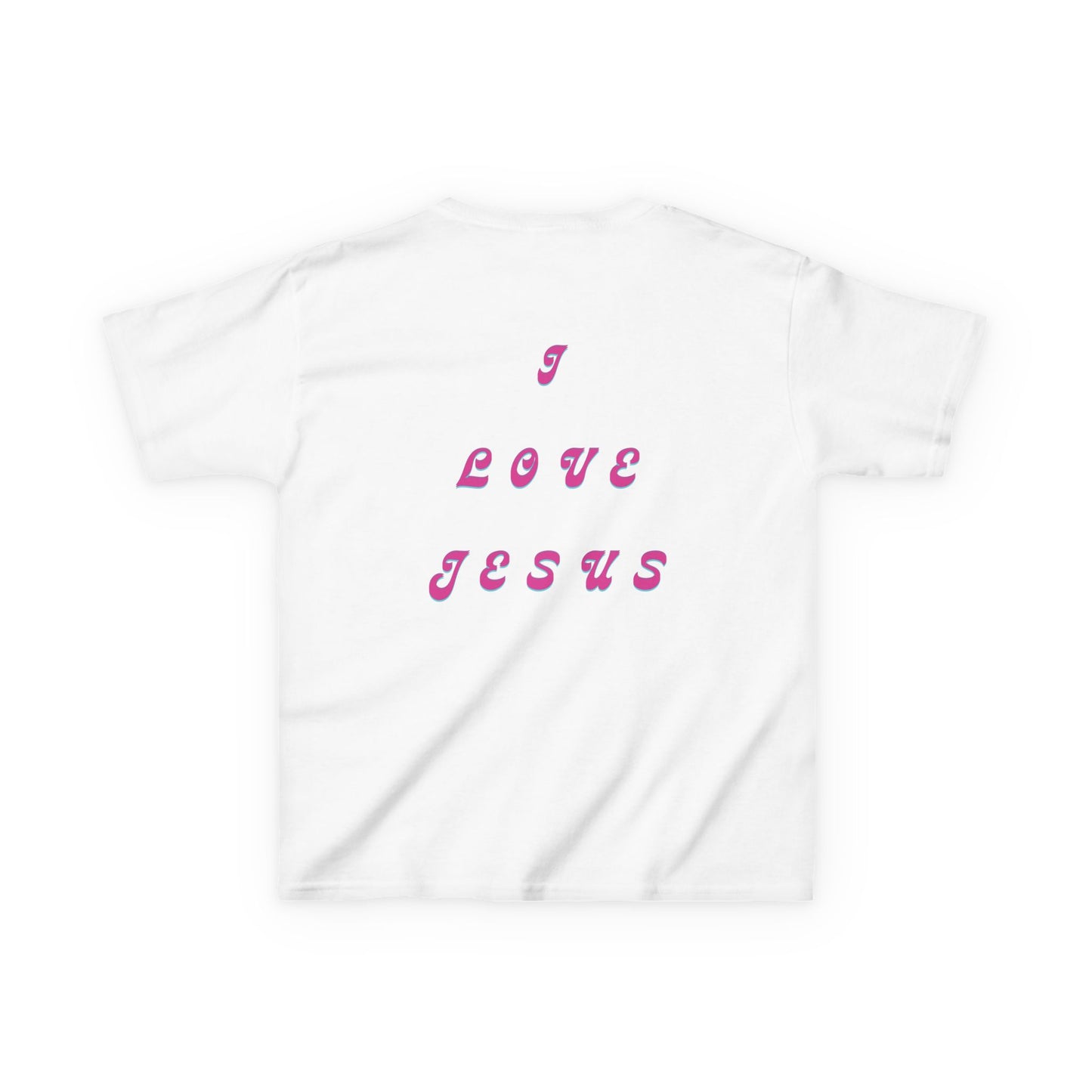 Kids I Love Jesus T-Shirt, Faith Tee for Children, Christian Kids Apparel, Religious Gift for Kids, Cute Youth Top