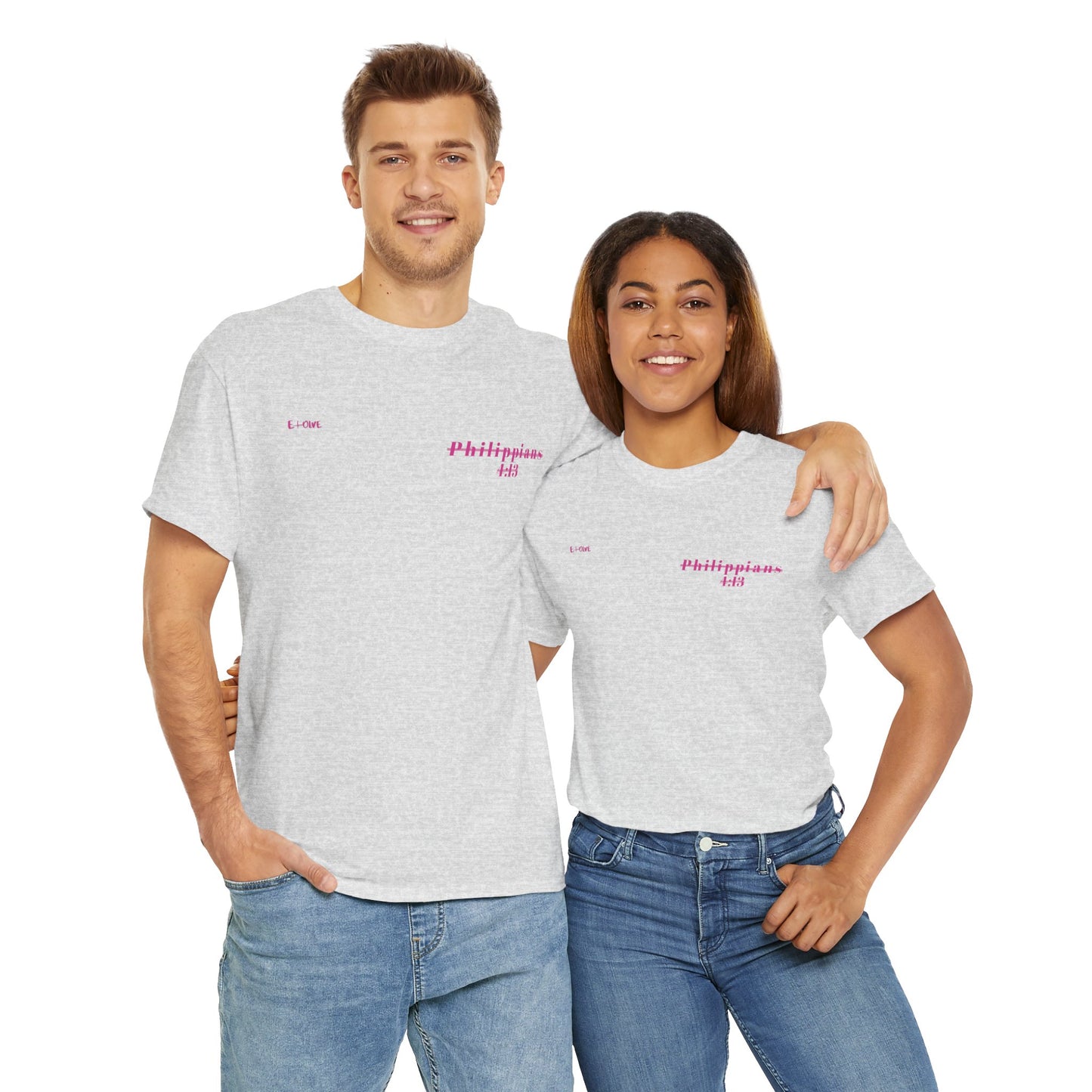 Faith-Inspired Unisex Cotton Tee, Motivational Shirt, Christian Apparel, Versatile Gift, Inspirational Clothing
