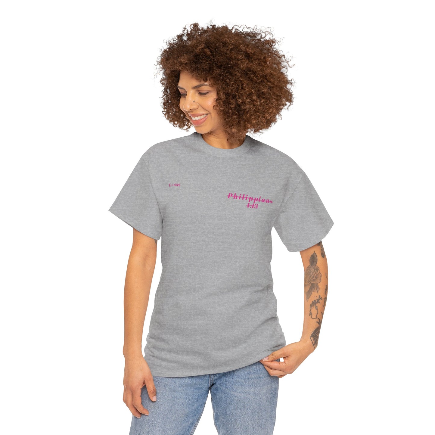 Faith-Inspired Unisex Cotton Tee, Motivational Shirt, Christian Apparel, Versatile Gift, Inspirational Clothing