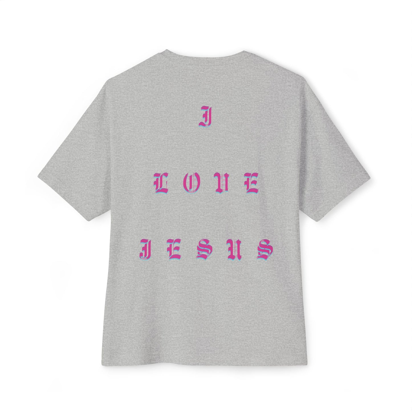 Christian Love Unisex Oversized Tee, Casual T-Shirt for Worship, Gift for Believers, Faith-Based Apparel, Everyday Wear
