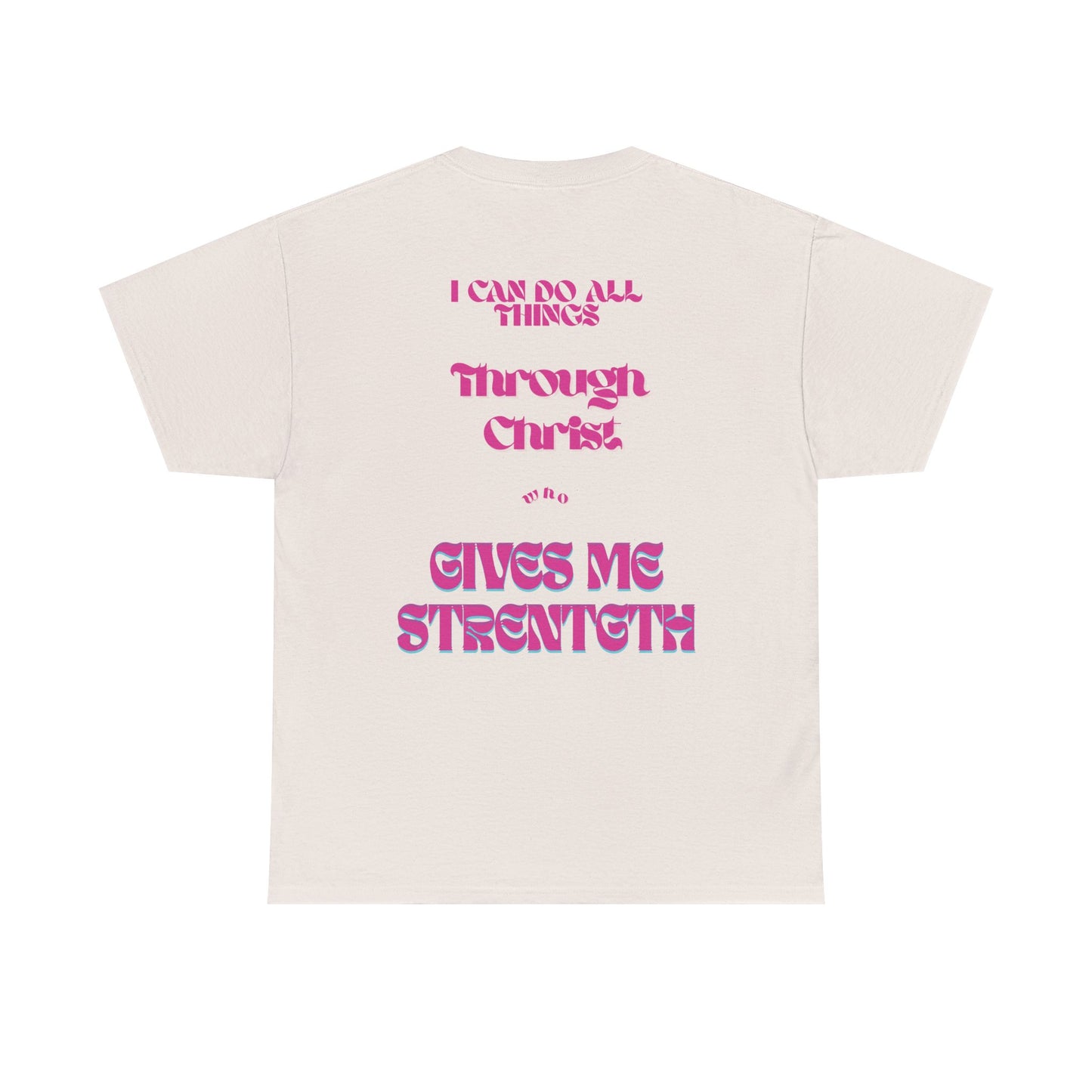 Faith-Inspired Unisex Cotton Tee, Motivational Shirt, Christian Apparel, Versatile Gift, Inspirational Clothing
