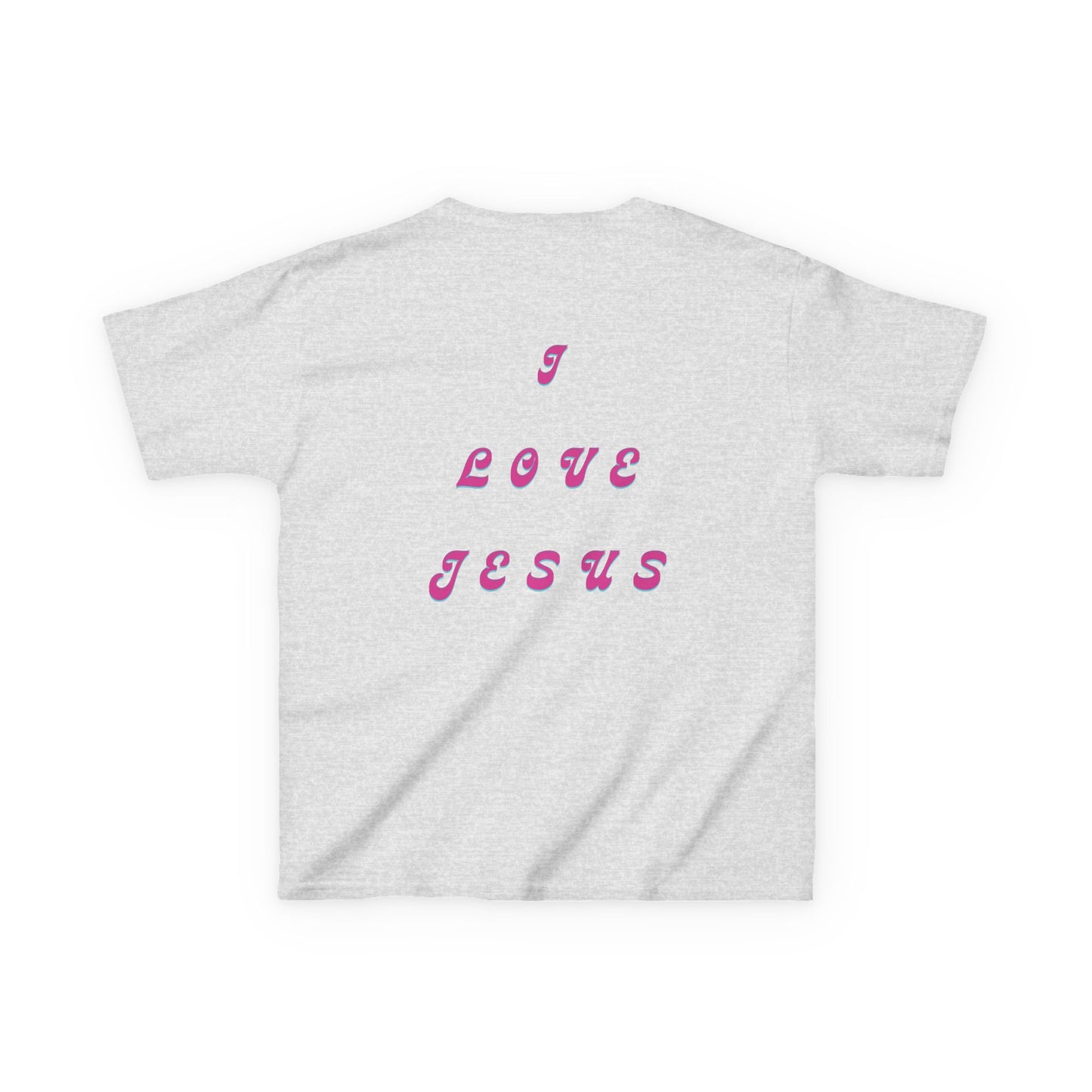 Kids I Love Jesus T-Shirt, Faith Tee for Children, Christian Kids Apparel, Religious Gift for Kids, Cute Youth Top