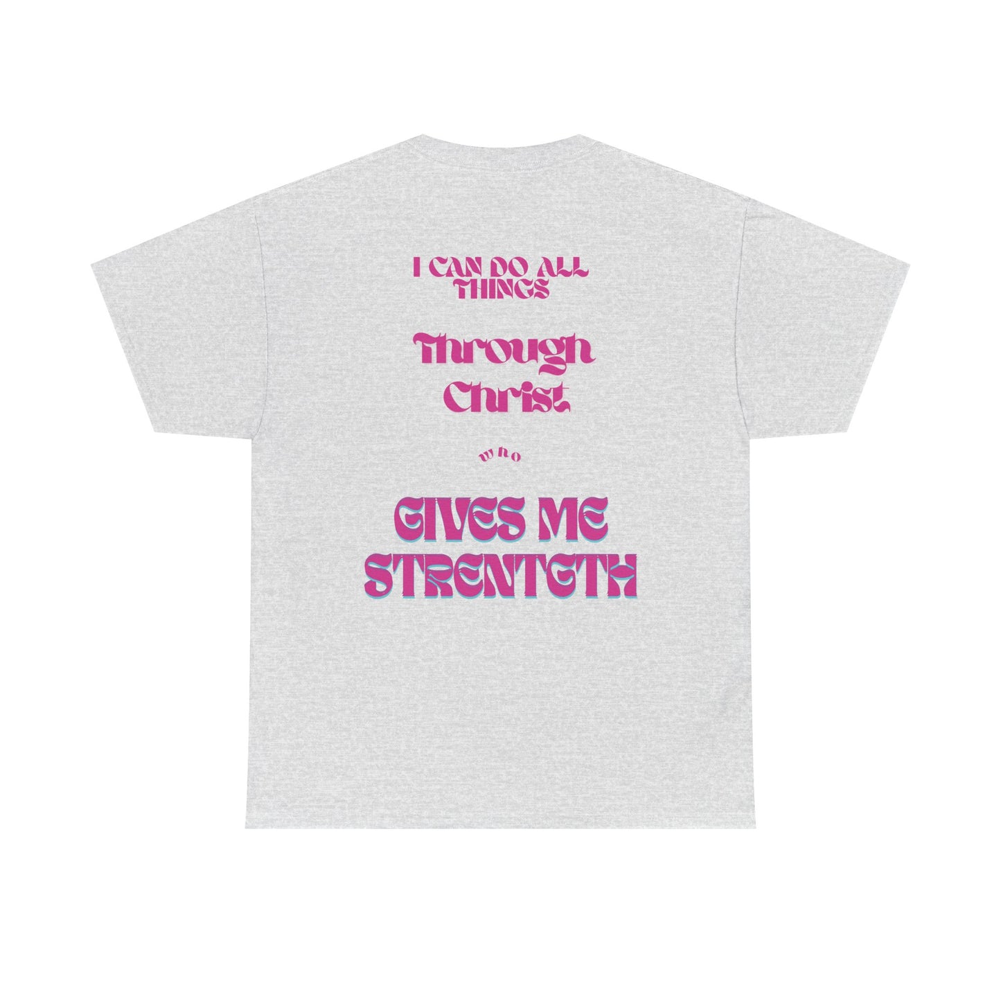 Faith-Inspired Unisex Cotton Tee, Motivational Shirt, Christian Apparel, Versatile Gift, Inspirational Clothing