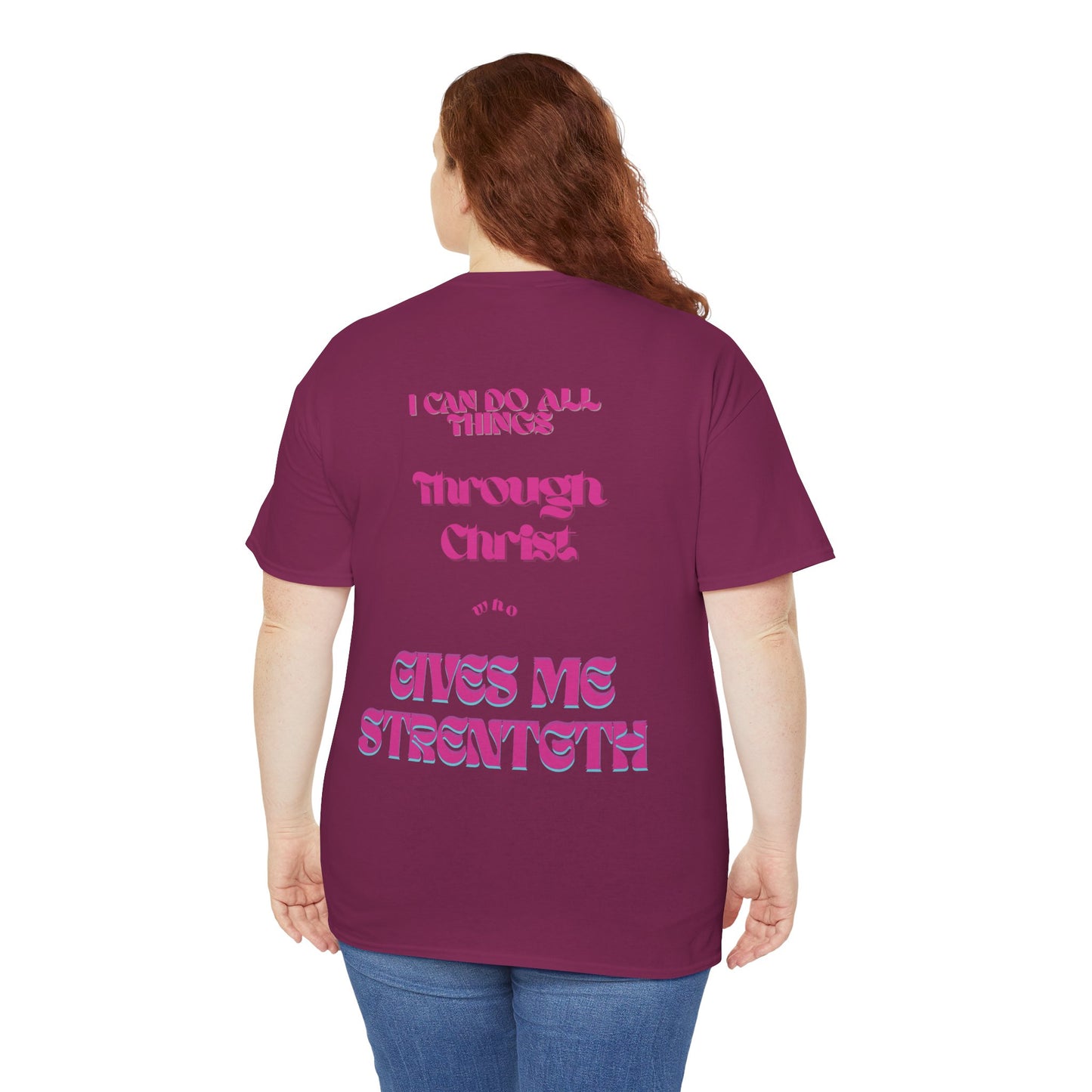 Faith-Inspired Unisex Cotton Tee, Motivational Shirt, Christian Apparel, Versatile Gift, Inspirational Clothing