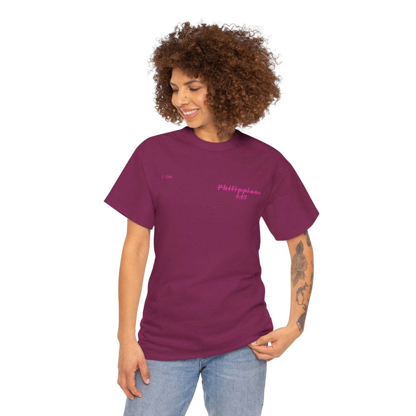 Faith-Inspired Unisex Cotton Tee, Motivational Shirt, Christian Apparel, Versatile Gift, Inspirational Clothing