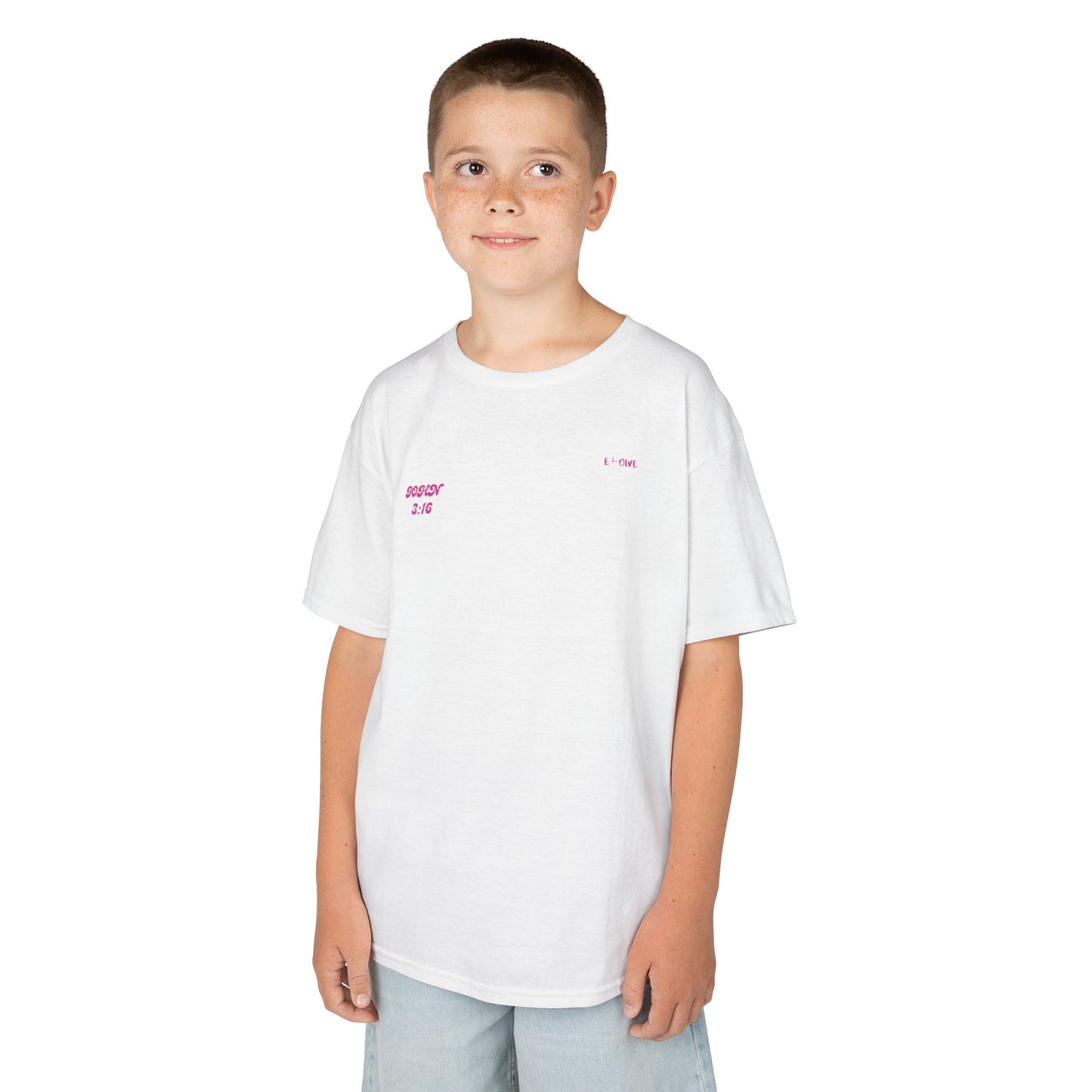 Kids I Love Jesus T-Shirt, Faith Tee for Children, Christian Kids Apparel, Religious Gift for Kids, Cute Youth Top